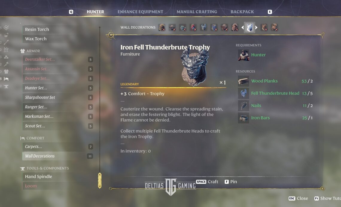 Enshrouded Iron Fell Thunderbrute Trophy