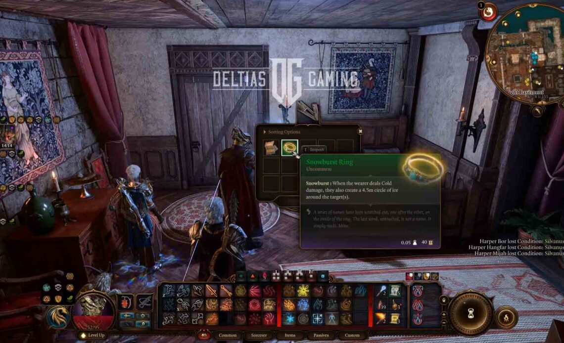 Come ottenere l'anello Snowburst in Baldur's Gate 3