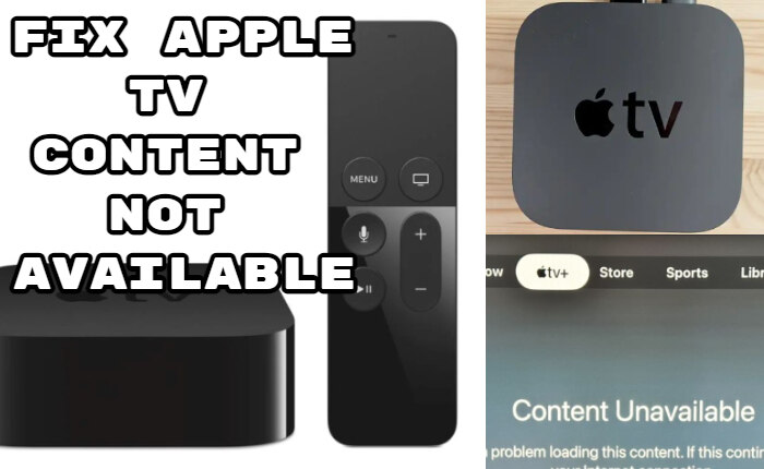 Apple TV Content Not Available