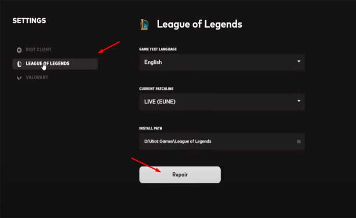 Come risolvere il problema con il launcher di League of Legends che non si apre