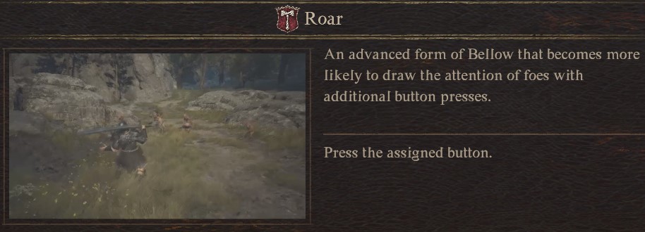 DD2 - Abilità Ruggito del guerriero per la build Dragon's Dogma 2