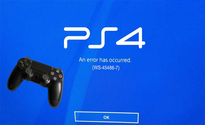 PS4 Error WS-45486-7