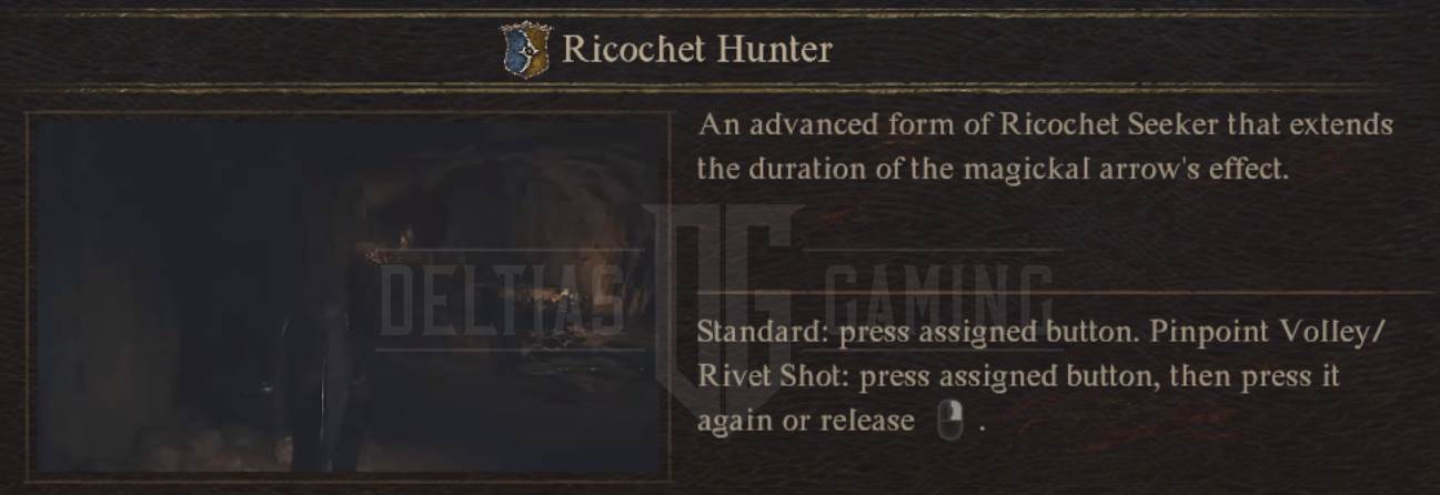 Dragon's Dogma 2 Ricochet Hunter Magick Archer Abilità