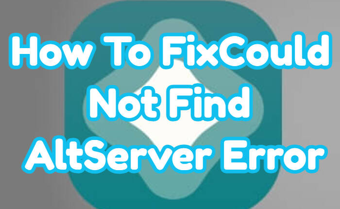Could Not Find AltServer