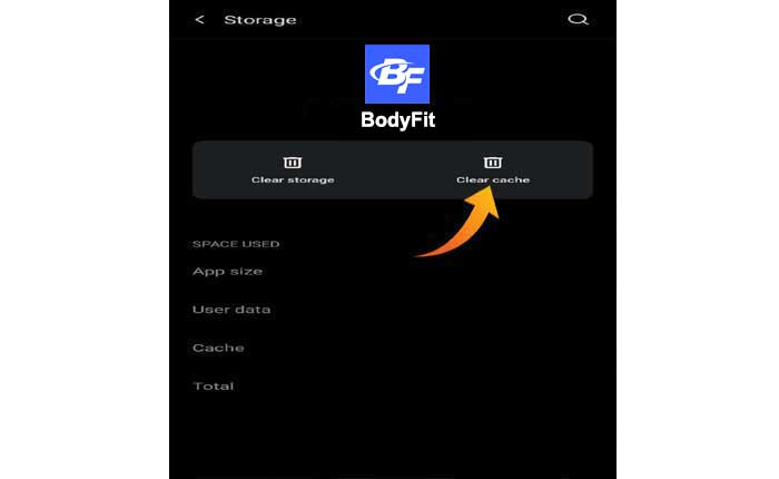 L'app Bodyfit non funziona