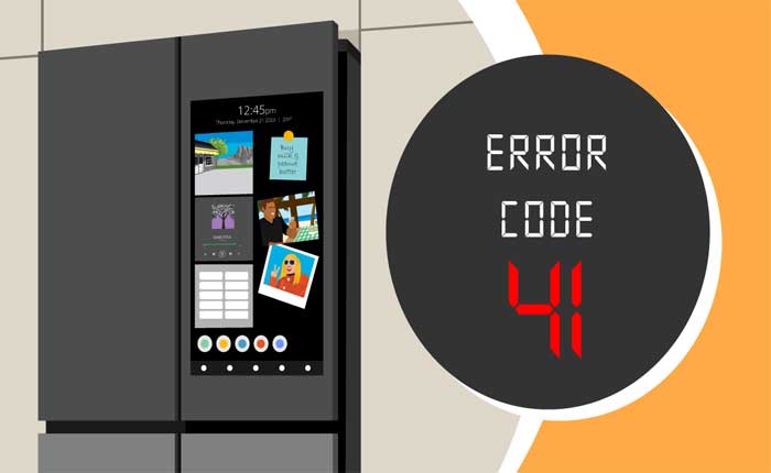 Samsung Fridge Error Code 41