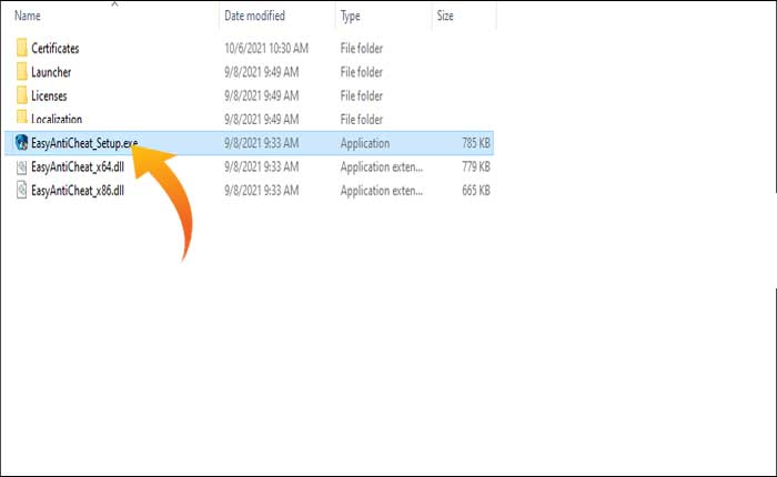 EasyAntiCheat_EOS_Setup.exe non si apre