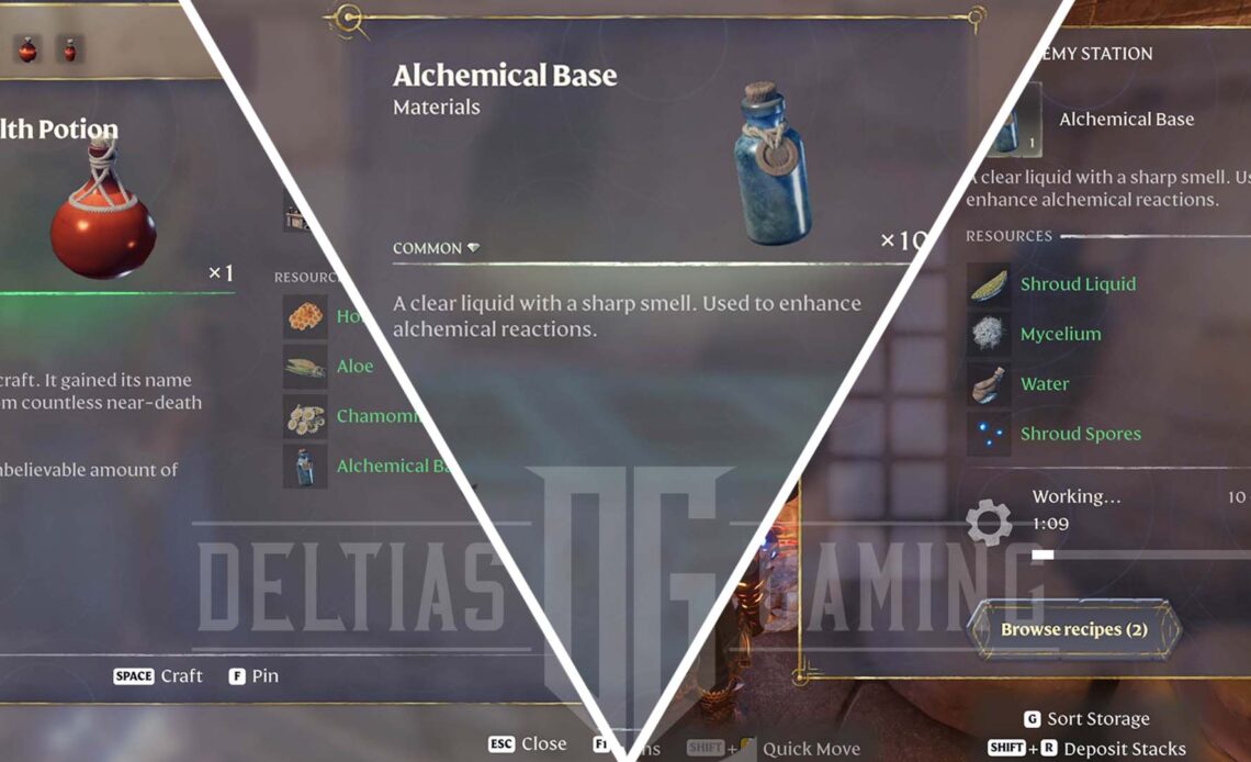How to Get Alchemical Base in Enshrouded