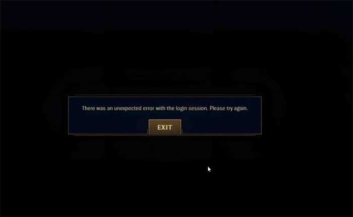 How To Fix League Of Legends There Was An Unexpected Error With The Login Session