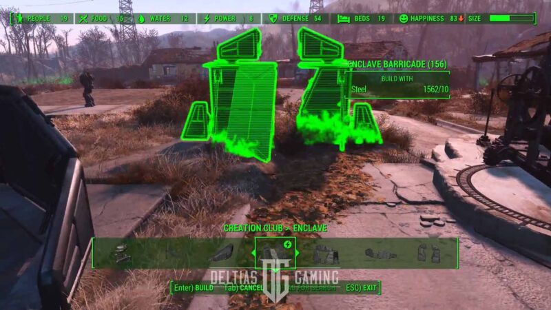 FO4 Echi del passato ricompensa la missione Enclave Barricade