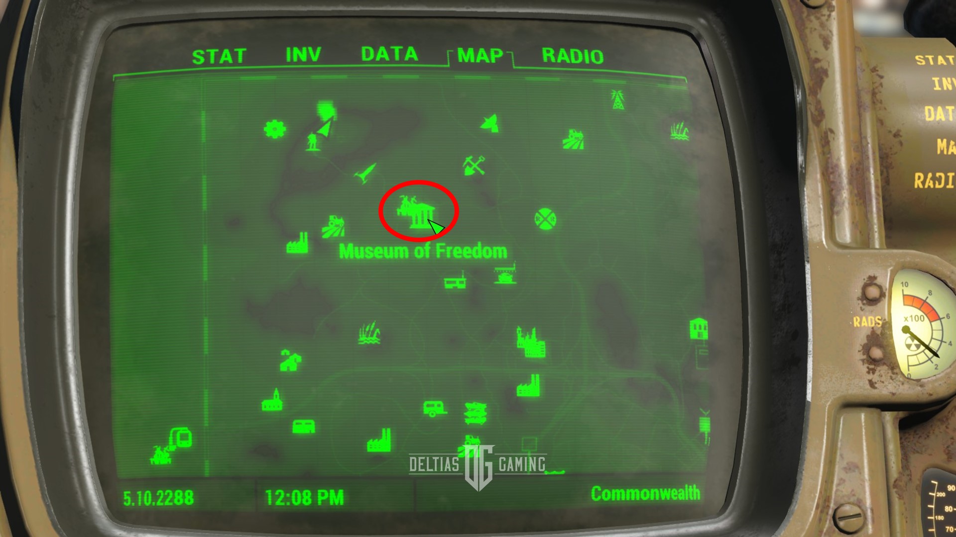 Posizione della bobblehead di Fallout 4 Perception