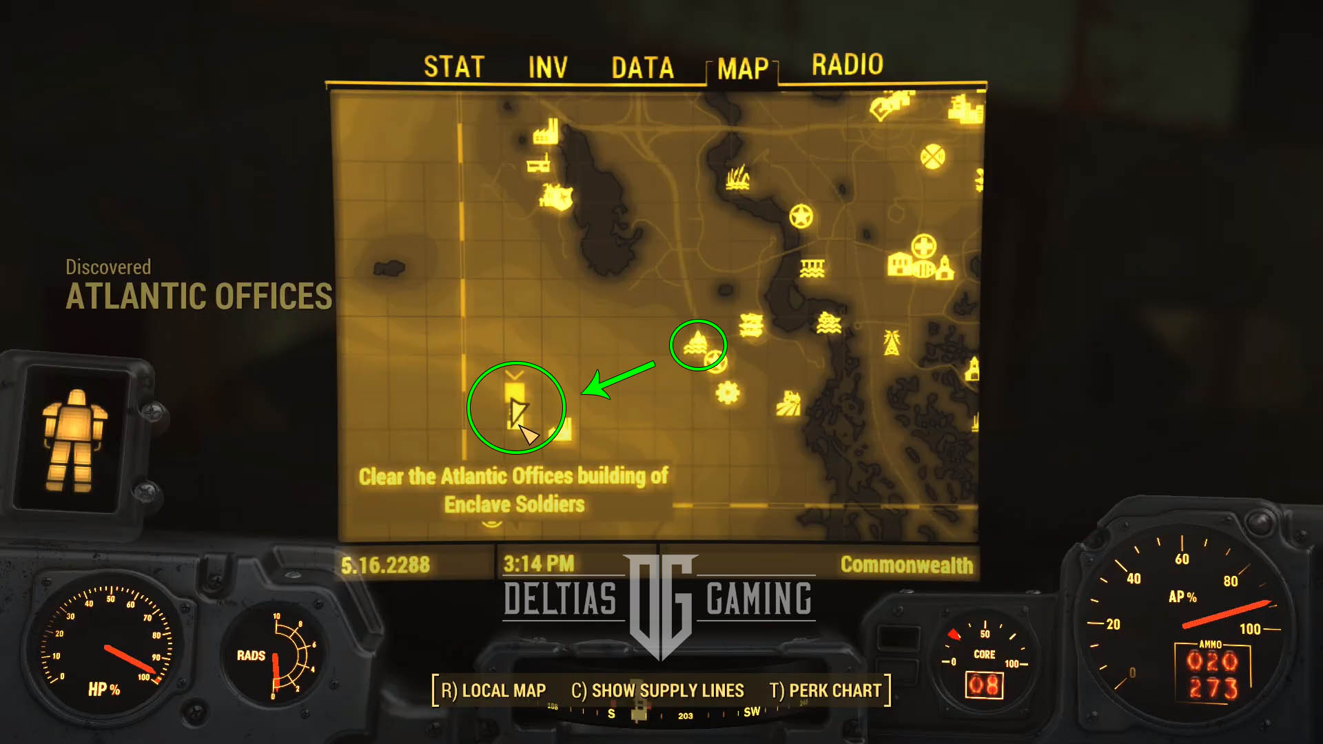 Fallout 4 Echi del passato Bordo del mare splendente agli uffici dell'Atlantico