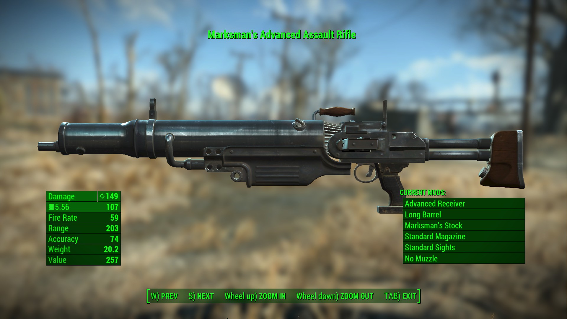 Arma fucile d'assalto di Fallout 4