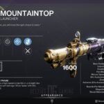 Destiny 2 The Mountaintop God Roll and How to Get
