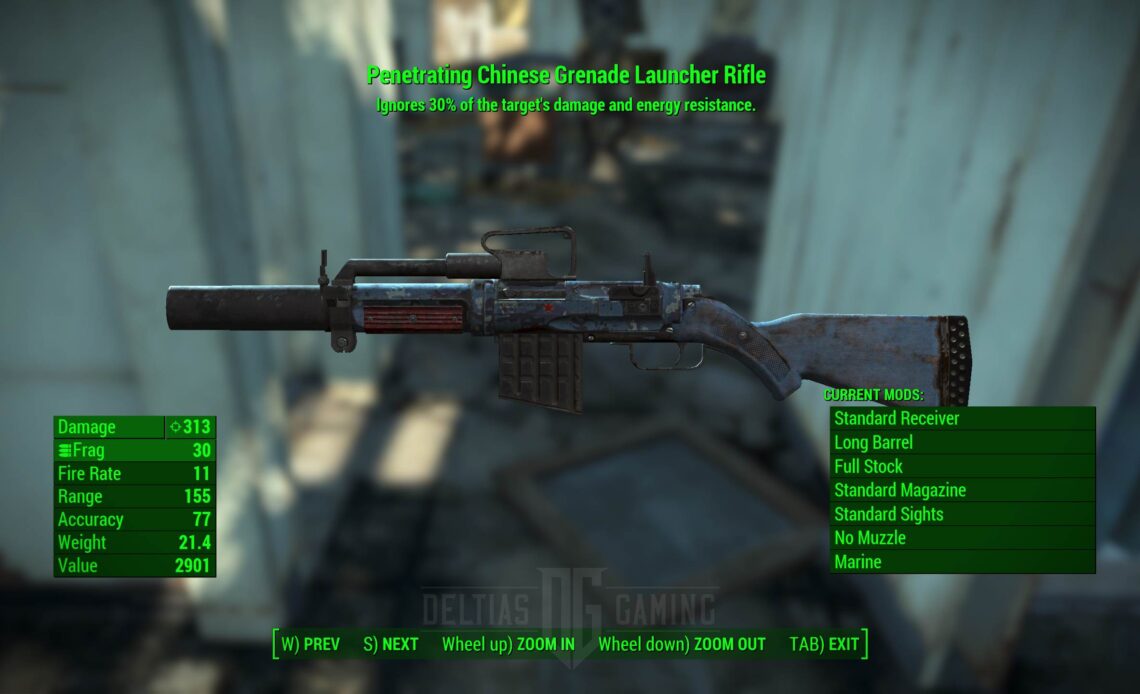 Fallout 4 How to Get Chinese Grenade Launcher Rifle