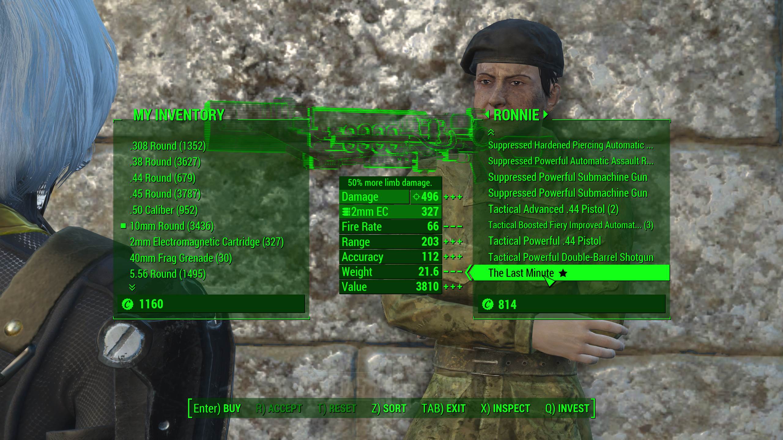 Venditore Ronnie dell'ultimo minuto di Fallout 4