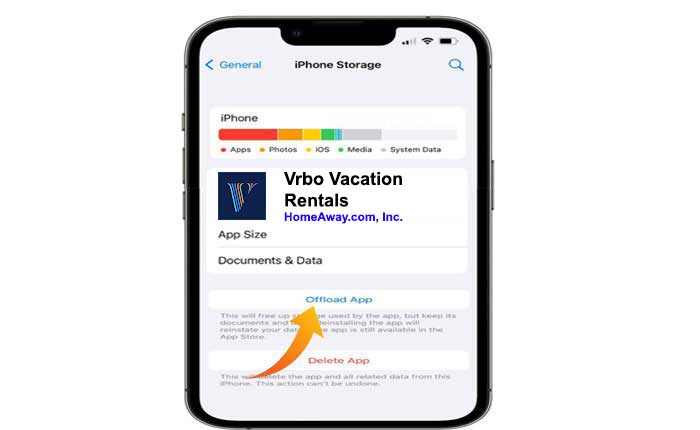 L'app Vrbo non funziona