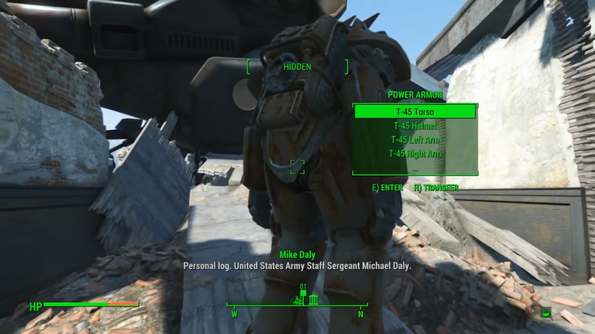 Come ottenere l'armatura atomica T-45 in Fallout 4