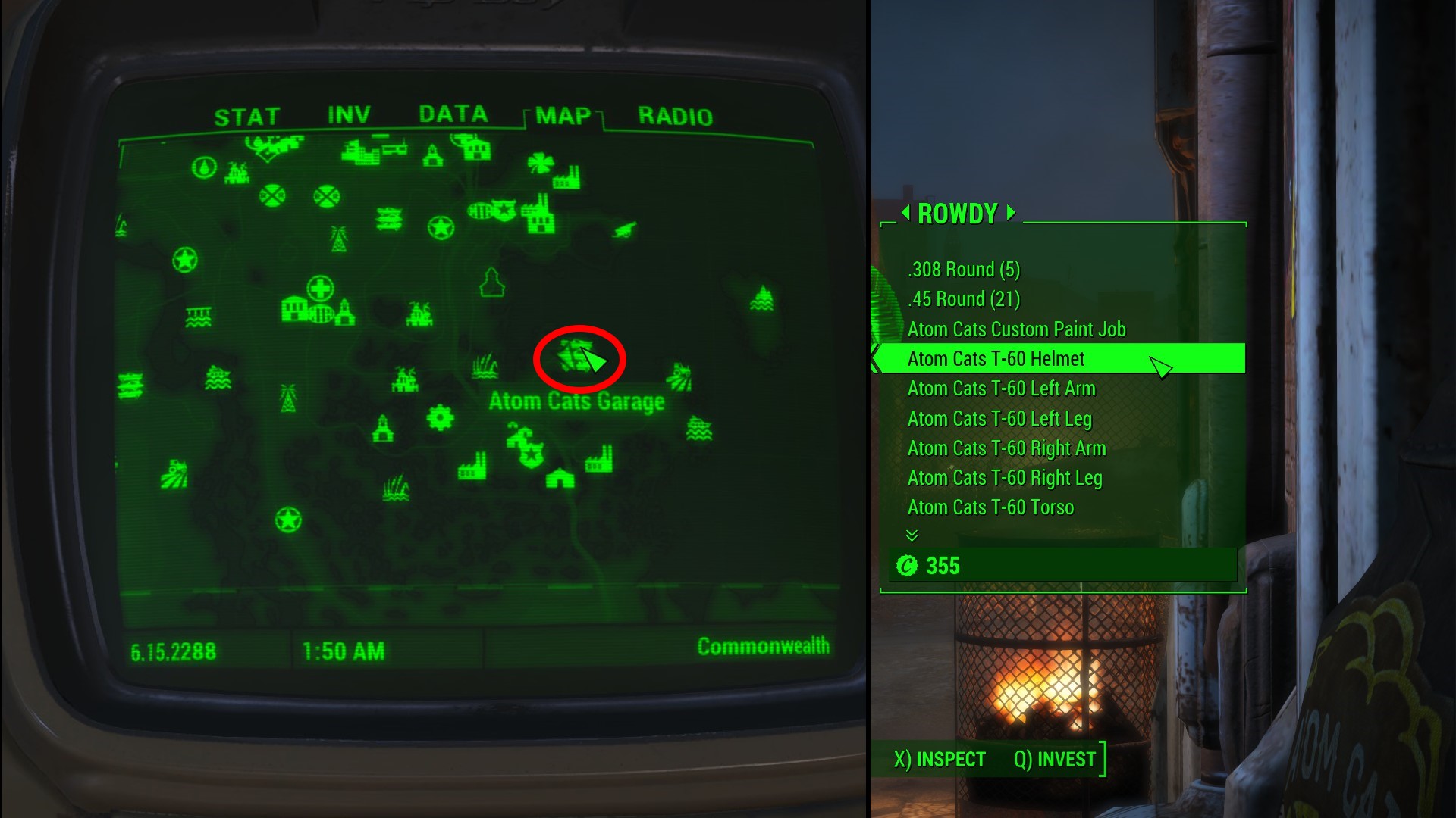 Come ottenere l'armatura atomica T-60 in Fallout 4