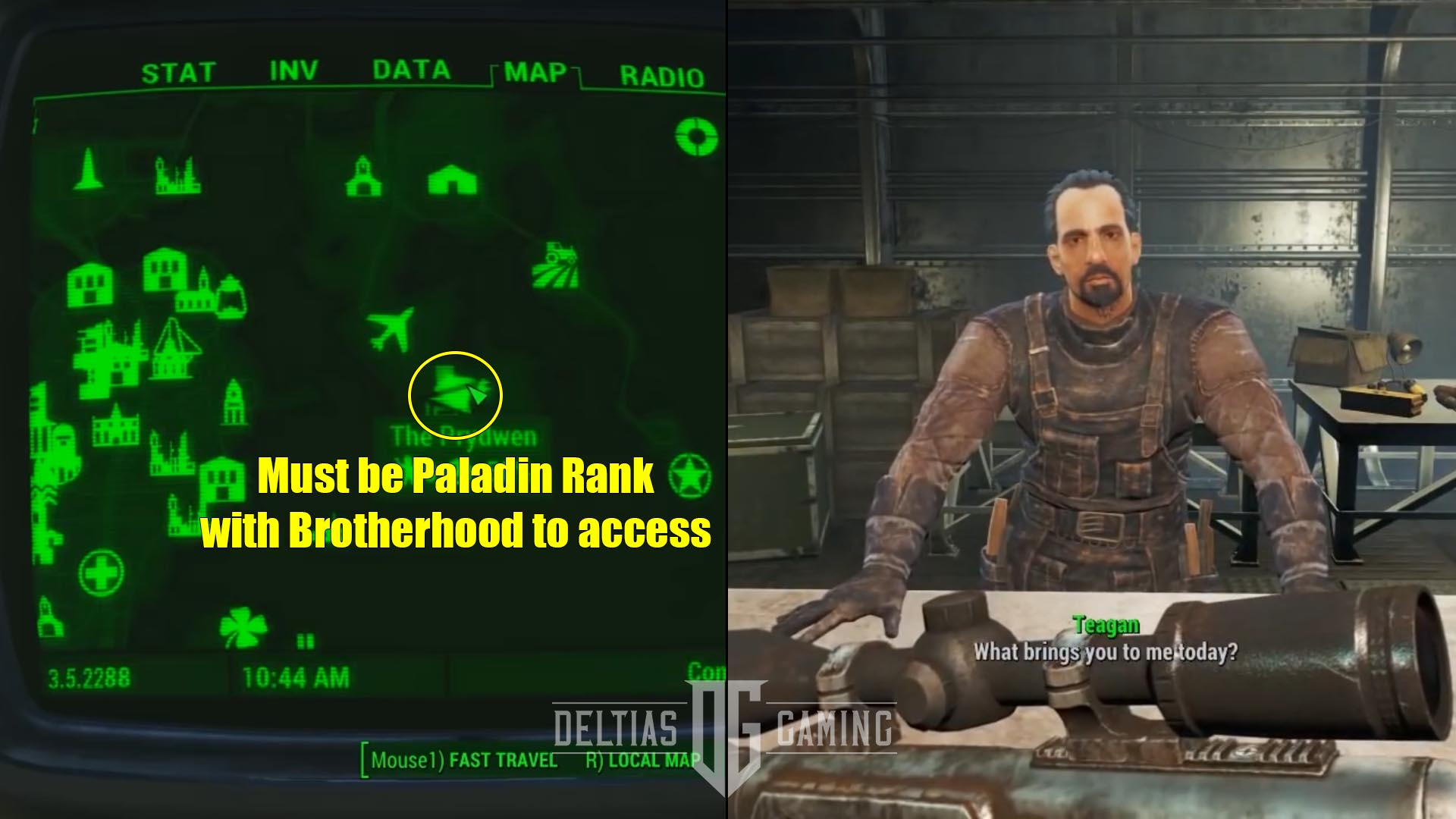 Fallout 4 Come ottenere la morte dall'alto