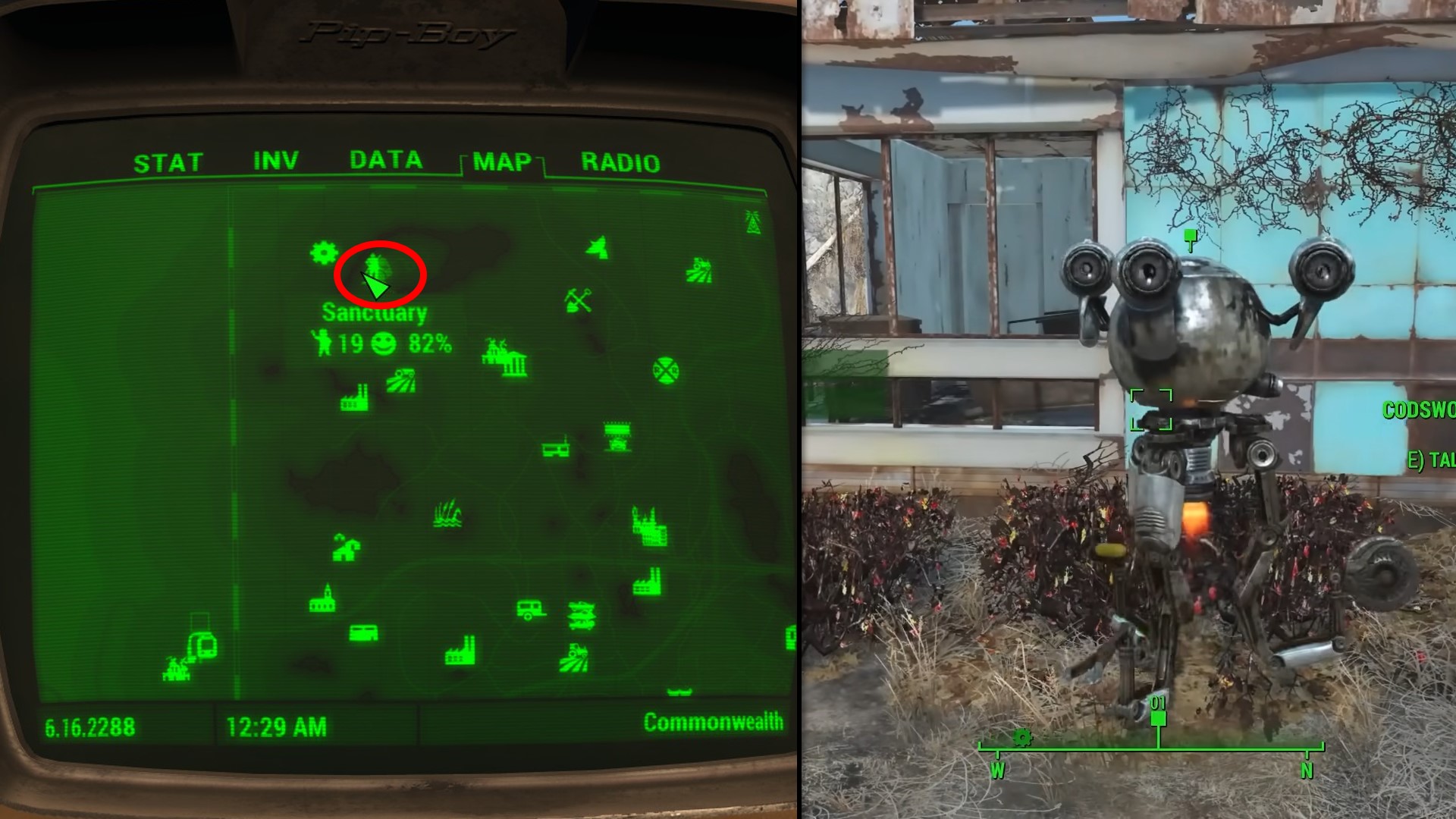 Dove trovare Codsworth Fallout 4