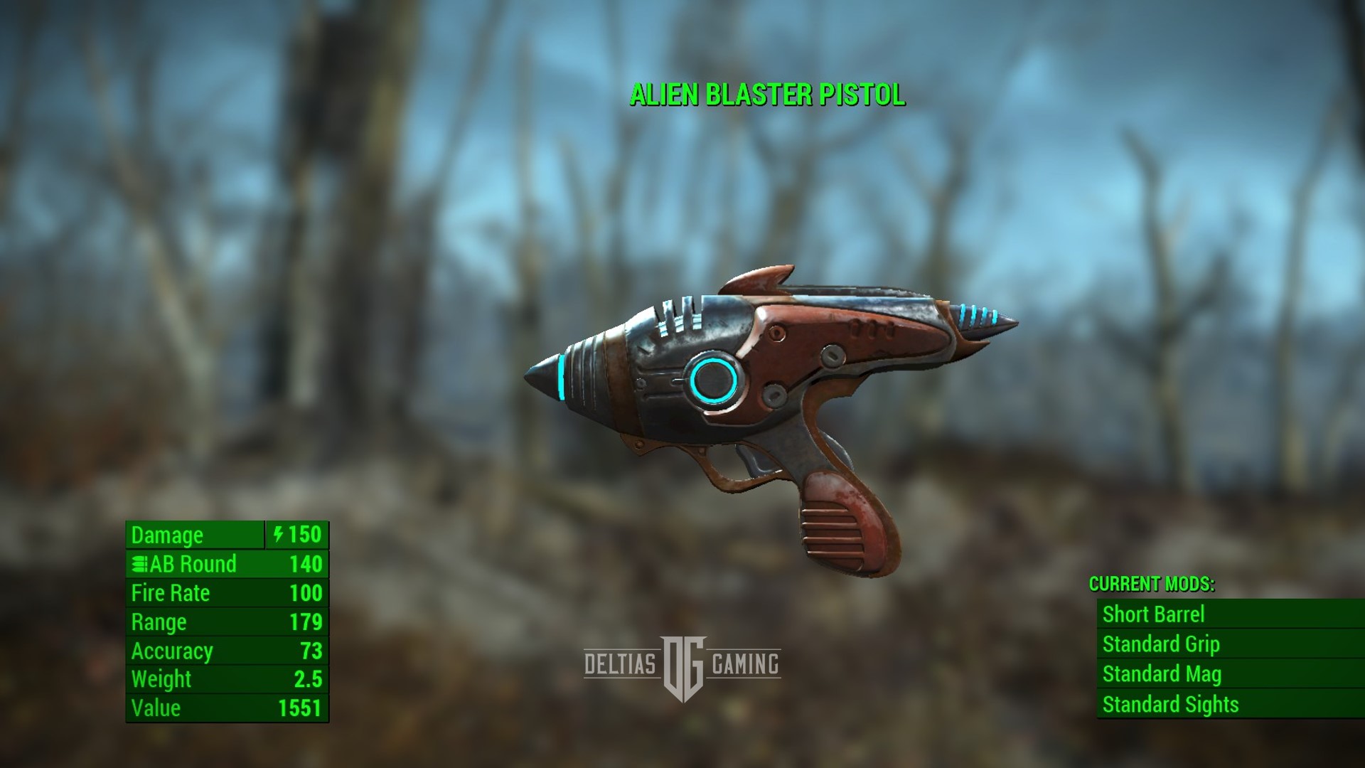 Pistola blaster aliena - Fallout 4