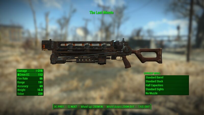 Fallout 4 Il fucile Gauss dell'ultimo minuto