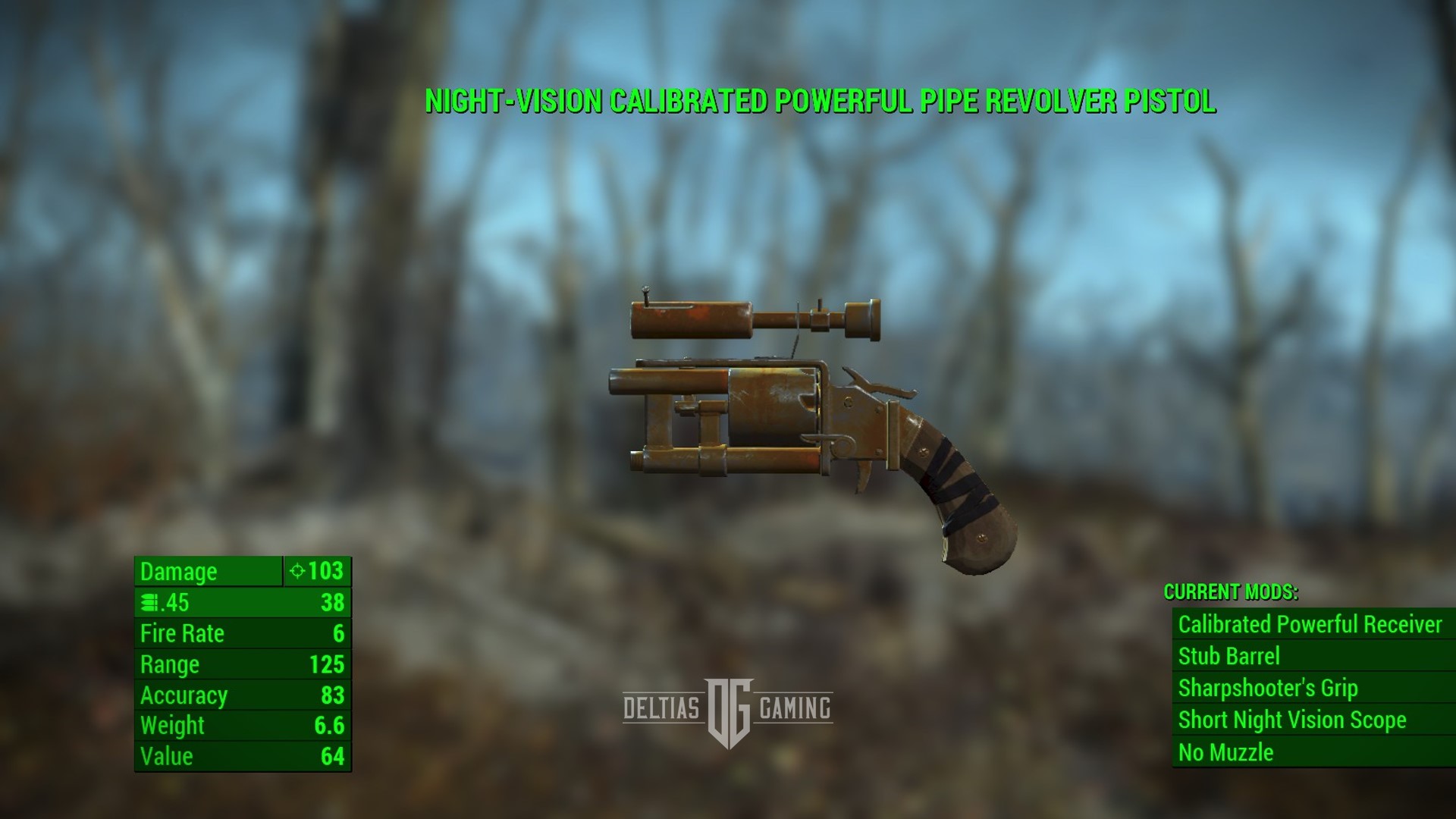 Pistola pipe-revolver - Fallout 4