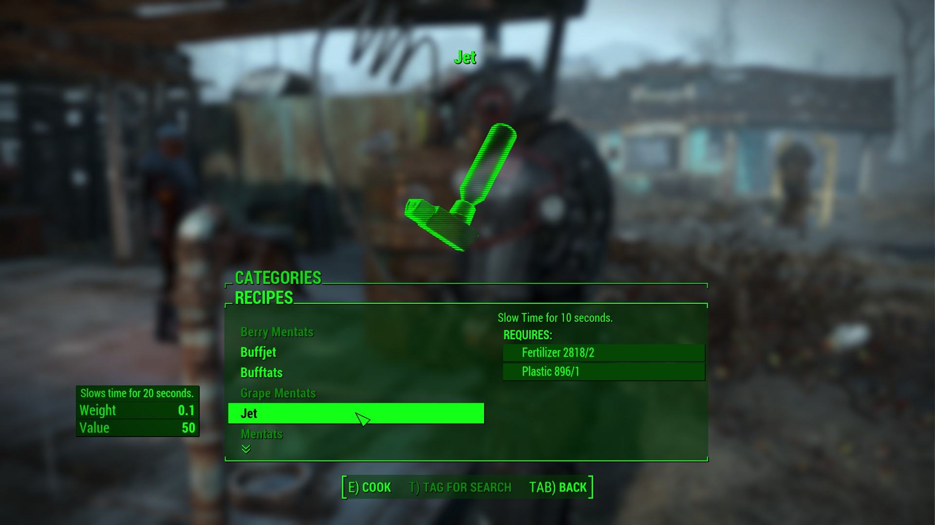 Creare un Jet in Fallout 4