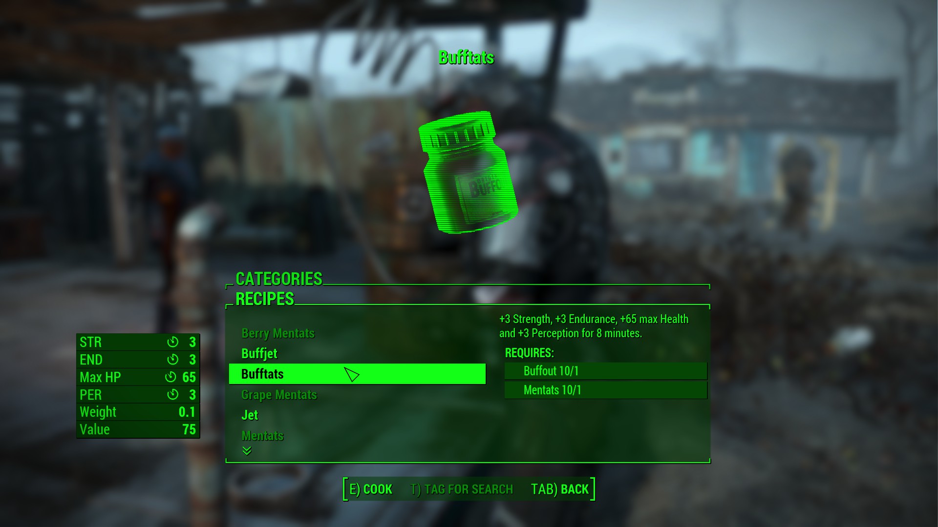 Creare Bufftat in Fallout 4