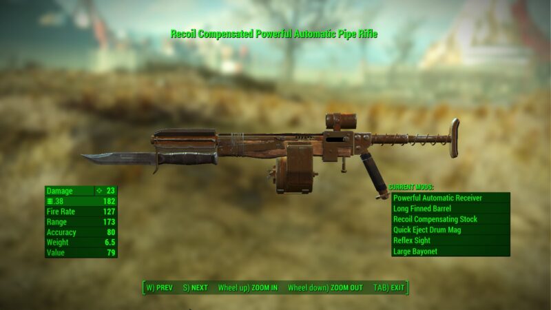 Fucile a tubo modificato di Fallout 4