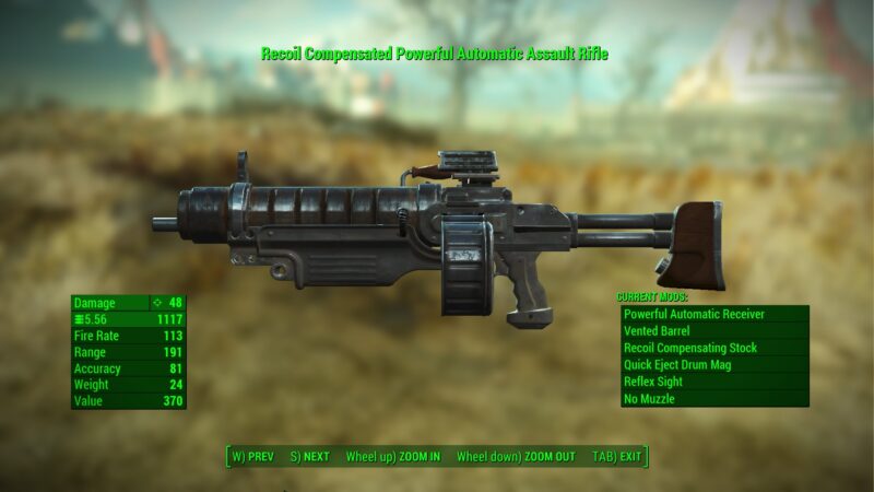 Fucile d'assalto modificato di Fallout 4
