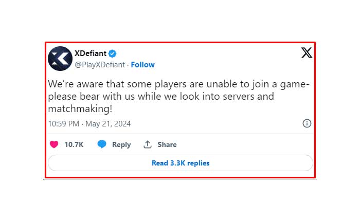 Come risolvere il problema con il matchmaking XDefiant che non funziona