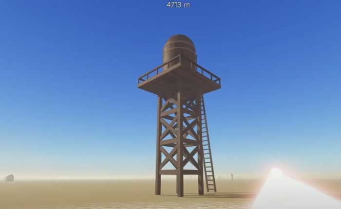 Come utilizzare la torre dell'acqua e la piattaforma petrolifera in un viaggio polveroso