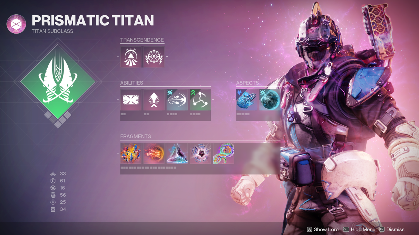 Destiny 2: tutte le abilità della sottoclasse prismatica dei Titani