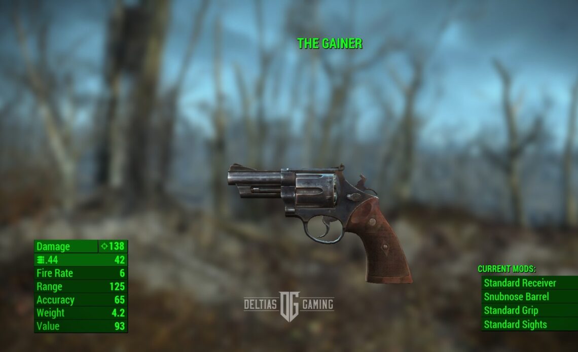 The Gainer Pistol - Fallout 4
