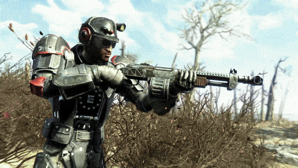 Gameplay di costruzione del fucile a pompa di Fallout 4