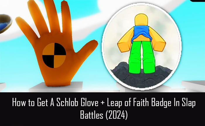 Schlob Glove + Leap of Faith Badge In Slap Battles