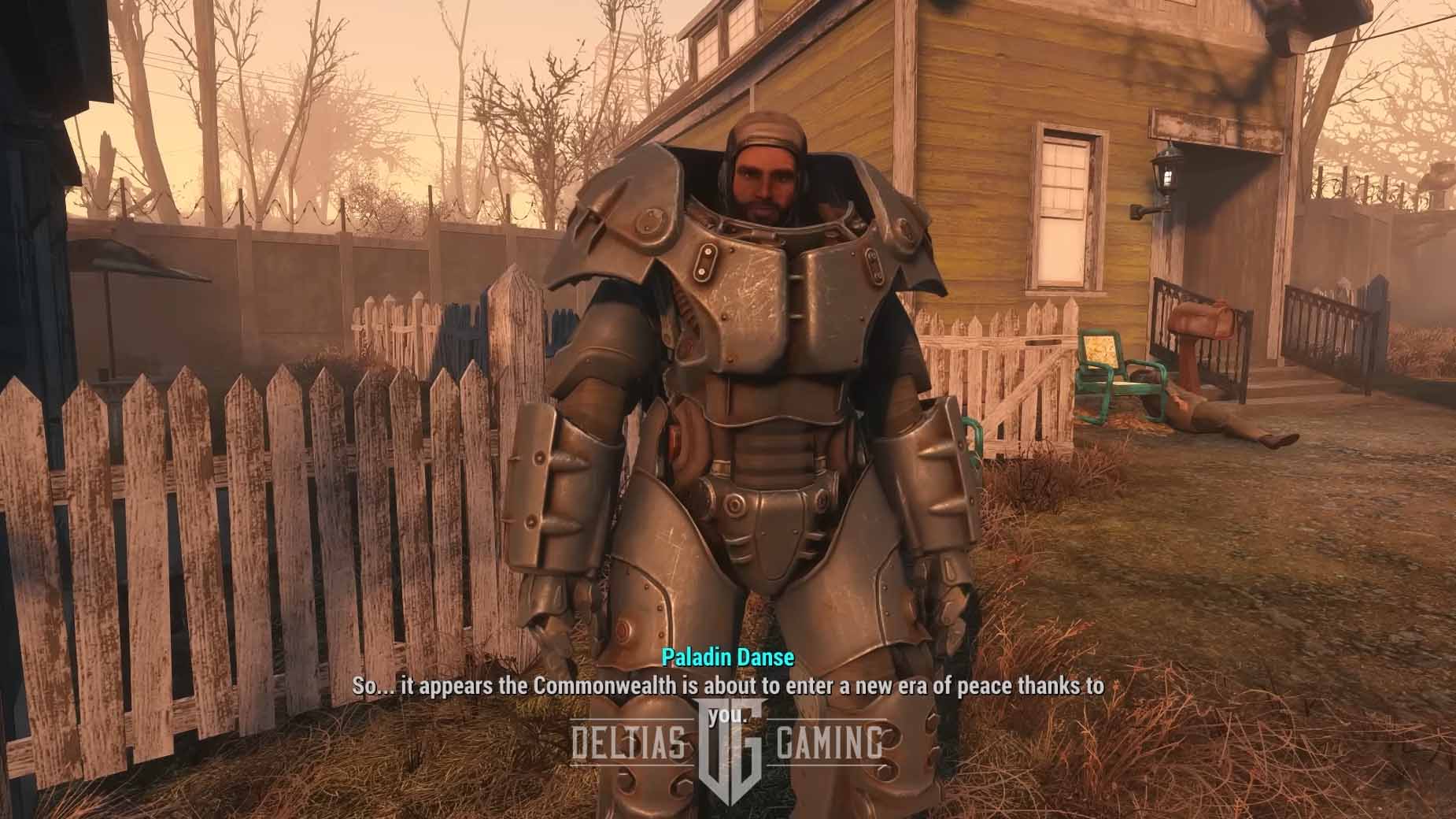 Conseguenze del salvataggio di Paladin Danse in Fallout 4