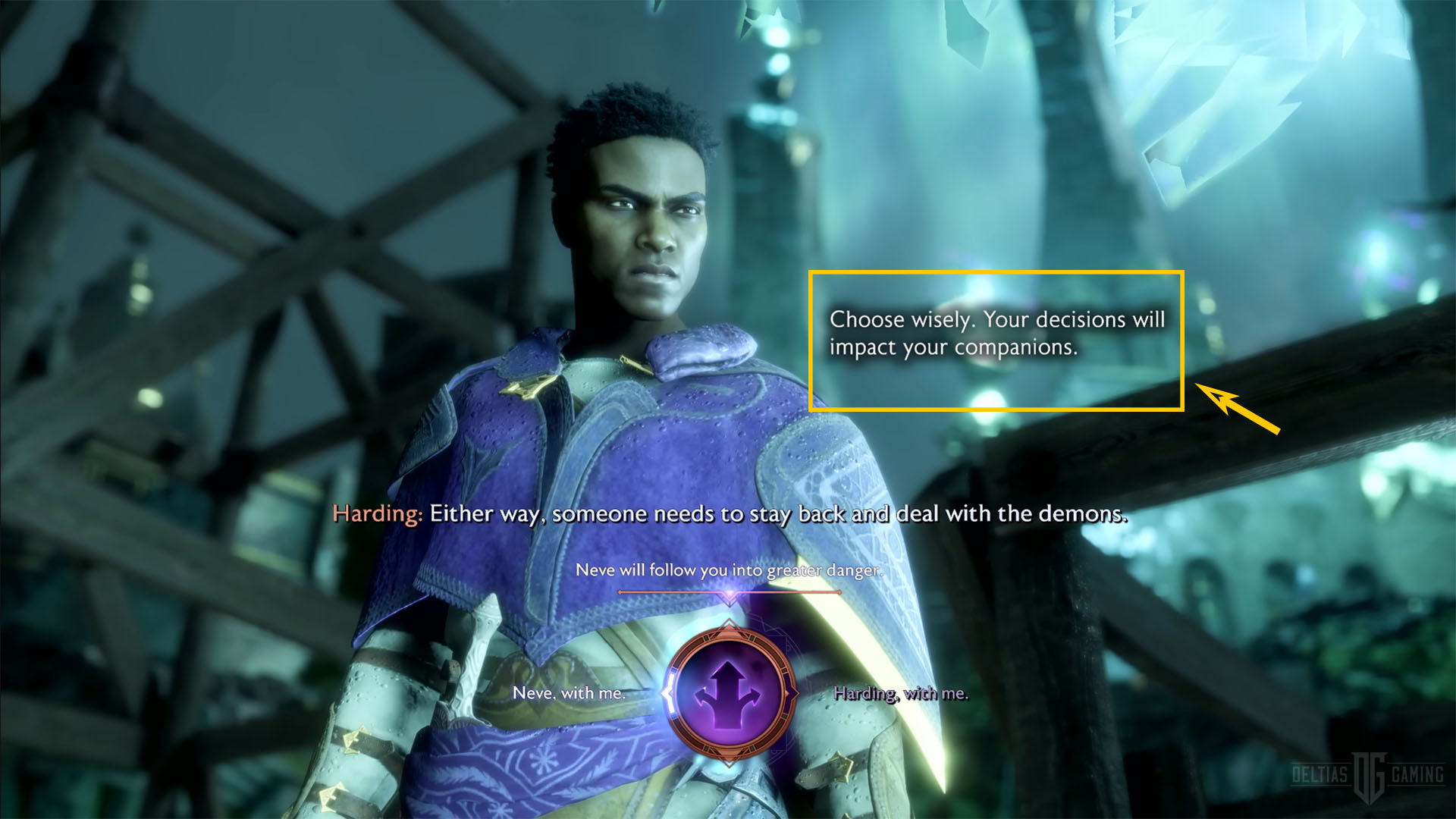 Dragon Age The Veilguard - Importanti scelte di dialogo