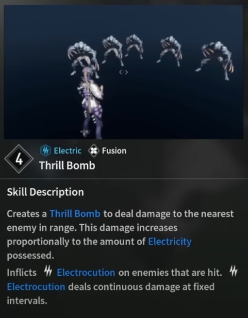 Thrill Bomb - Abilità del coniglio Il primo discendente