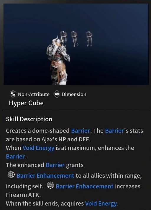 Hyper Cube - Abilità Ajax Il primo discendente