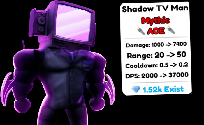 Ottieni Shadow TV Man In Toilet Tower Defense