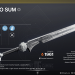 Destiny 2 Ergo Sum God Roll and How to Get