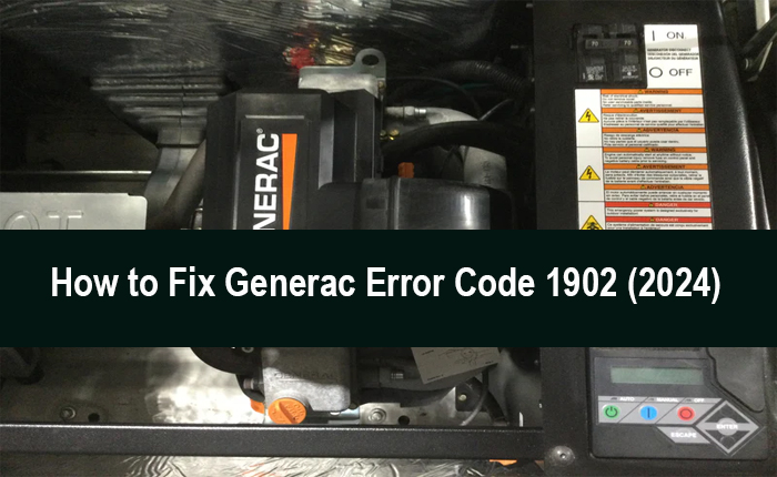 Generac Error Code 1902