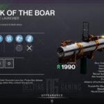 Destiny 2 Tusk of the Boar God Roll and How to Get