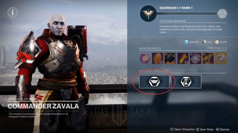 Destiny 2 La forma finale Avanguardia focalizzata