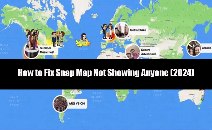 Snap Map non mostra nessuno