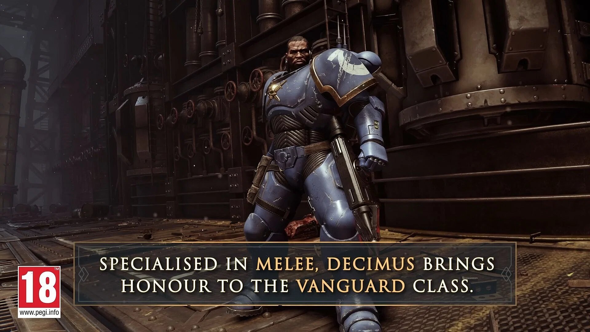 Classe Vanguard in Space Marine 2.