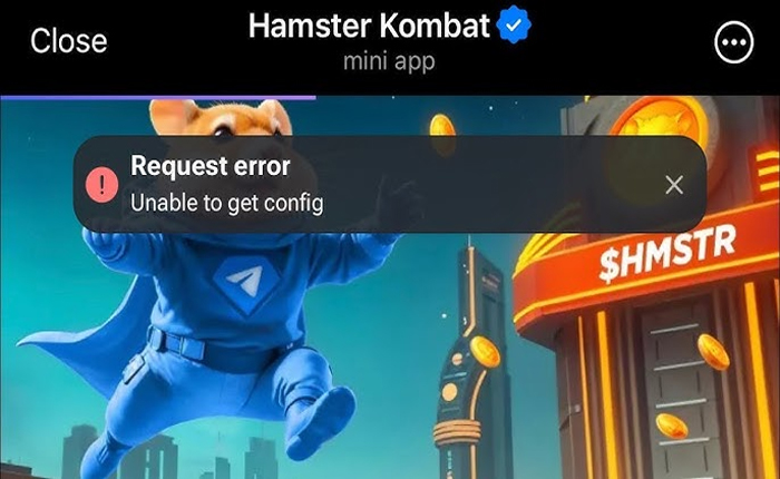 Errore di richiesta di Hamster Kombat Impossibile ottenere la configurazione